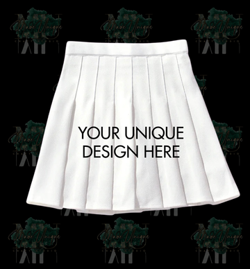 Adult Luxury Custom Pleated Skirt